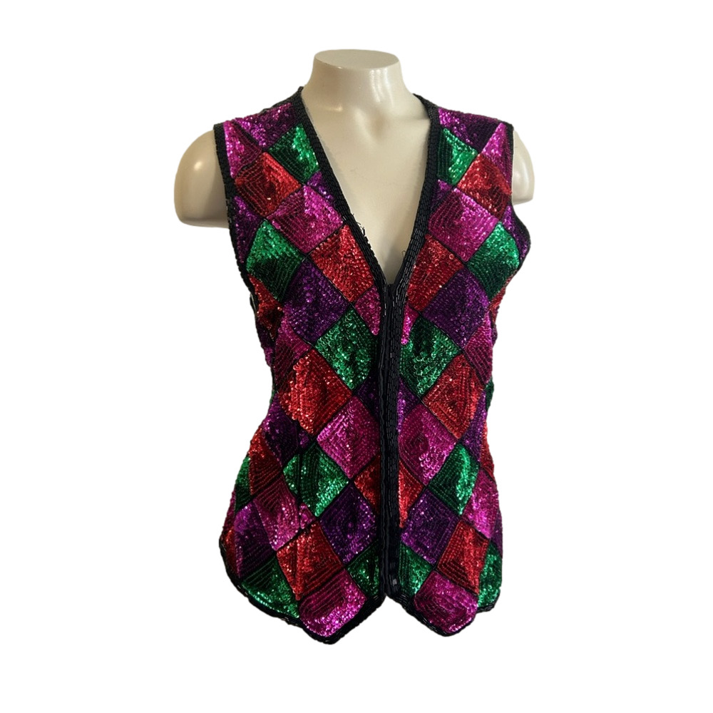 FRANK USHER sequence multicolorful vest SM